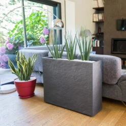 Pflanzkasten 'Volcania Crunch High', Anthrazit, Kunststoff 8 Pflanzkasten 'Volcania Crunch High', Anthrazit, Kunststoff -Günstiges Gartenambiente Geschäft 3230101089 Pflanzkasten Volcania Crunch High anthrazit L99xB29xH78cm 63l2 75442