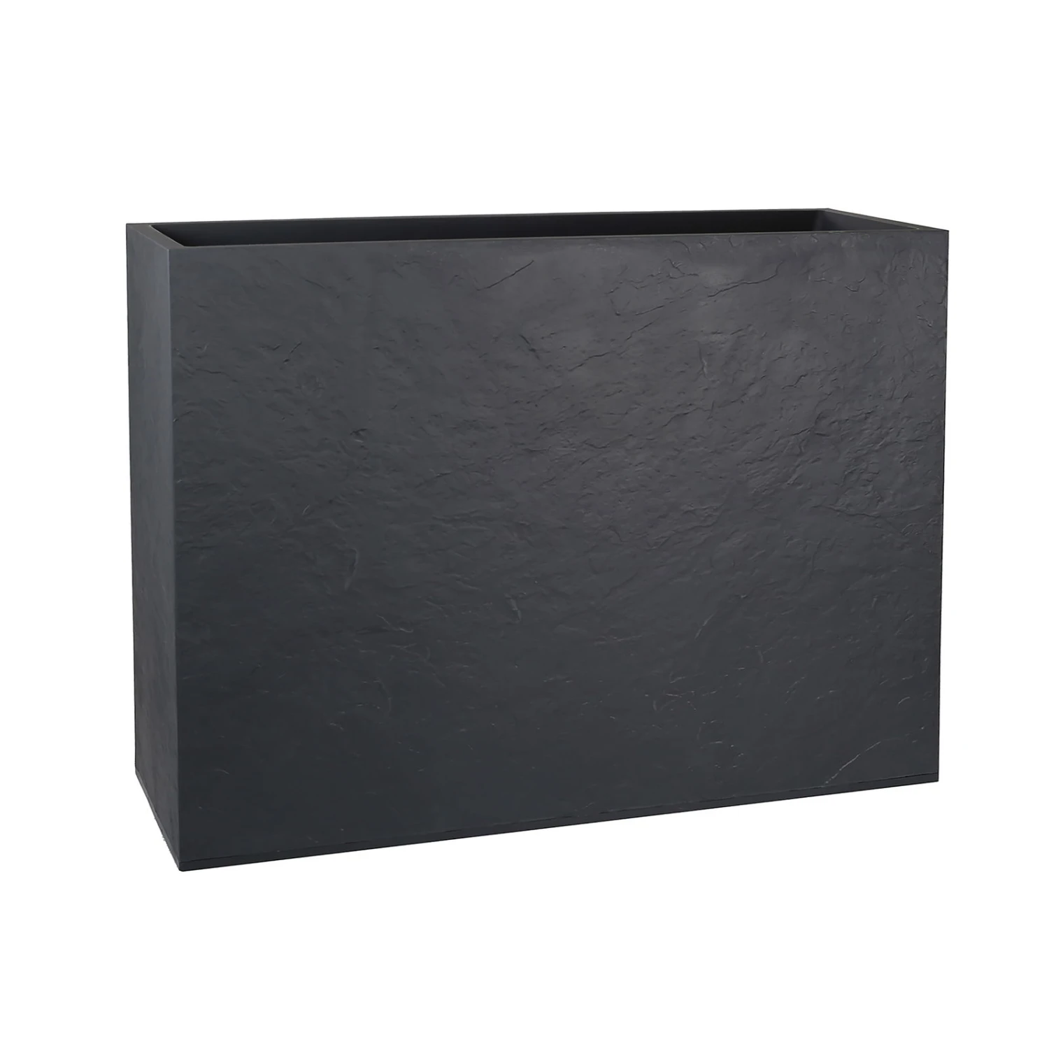 Pflanzkasten 'Volcania Crunch High', Anthrazit, Kunststoff 2 Pflanzkasten 'Volcania Crunch High', Anthrazit, Kunststoff – Bild 2