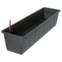 Bewässerungskasten 'Aqua Green', Anthrazit, Kunststoff, Mit Wasserstandsanzeiger
