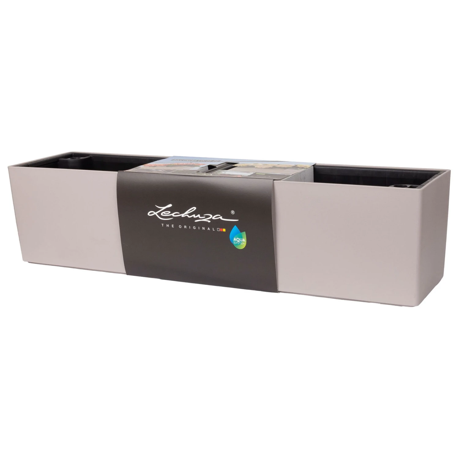 LECHUZA Balkonkasten 'Balconera Color 80', Sandbraun, 80 X 19 X 19 Cm 1 LECHUZA Balkonkasten 'Balconera Color 80', Sandbraun, 80 X 19 X 19 Cm