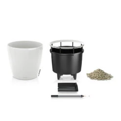 LECHUZA Classico Premium 28 LS, Weiß Hochglanz, All-in-One-Set, Ø 28 Cm, H:26 Cm 5 LECHUZA Classico Premium 28 LS, Weiß Hochglanz, All-in-One-Set, Ø 28 Cm, H:26 Cm -Günstiges Gartenambiente Geschäft 3325100232 Classico Premium 43LS wei All in OneSet D43xH40cm RGB 2 7764