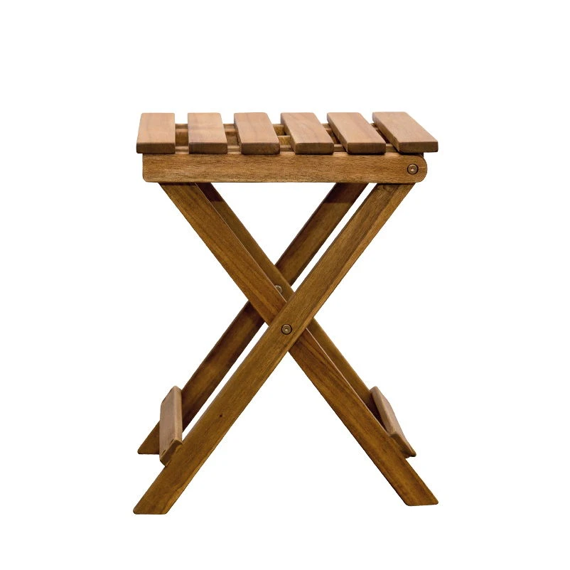 Klapphocker/Beistelltisch "France", FSC®-Akazienholz, Ca. 35 X 35 X 45 Cm 2 Klapphocker/Beistelltisch "France", FSC®-Akazienholz, Ca. 35 X 35 X 45 Cm – Bild 2