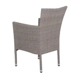 Stapelsessel Capri - Kölle Mixed Brown / Robust, Schlicht, Pflegeleicht -Günstiges Gartenambiente Geschäft 3910302350 Stapelsessel Capri Koelle mixed Brown inkl Auflage royal stone 3 59087