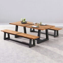 Best Alu-Bank Campione, Teakholz, Anthrazit, 45 X 220 X 40 Cm -Günstiges Gartenambiente Geschäft 3910302495 3910801468 champione2 71140