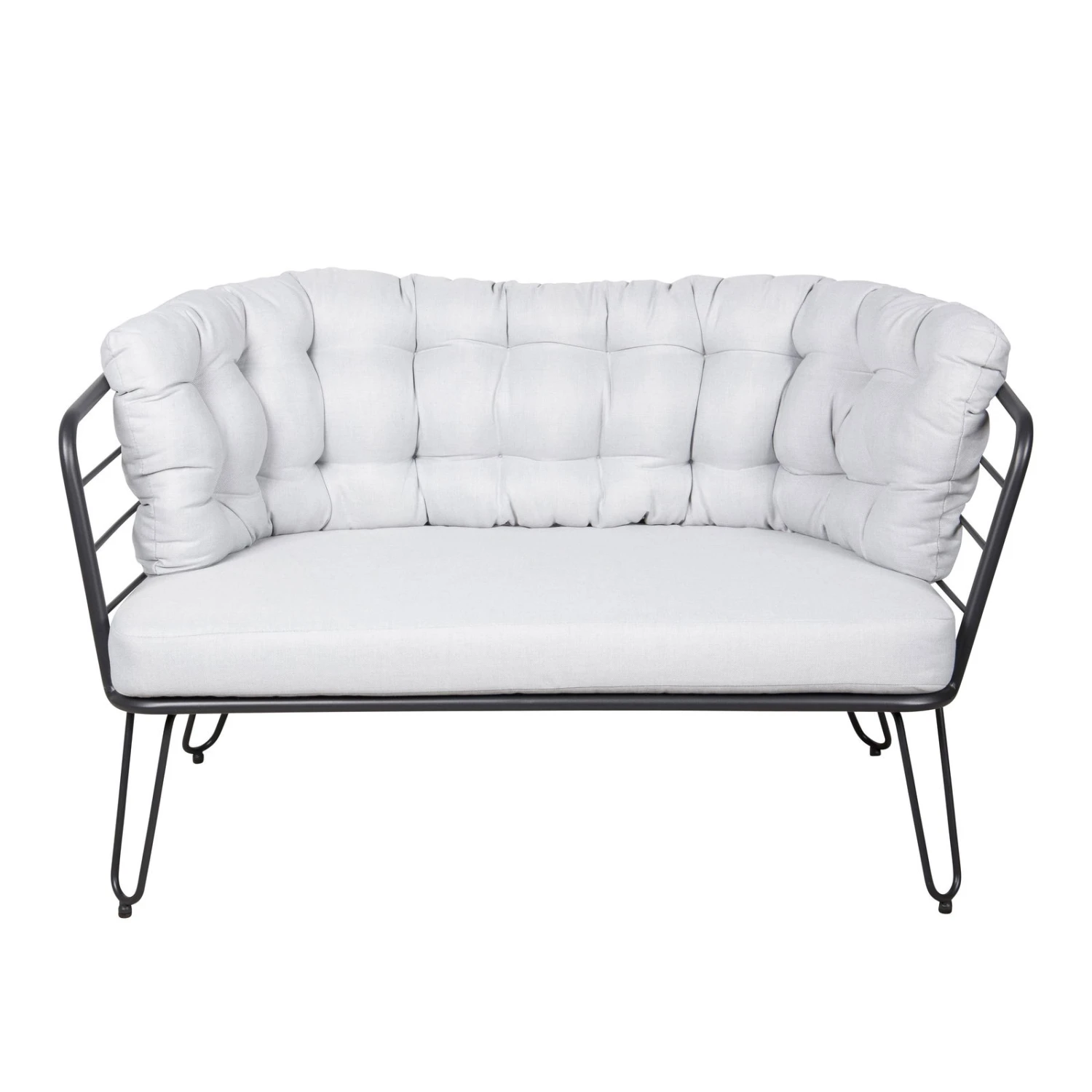 4-teilige Lounge-Gruppe 'Bella', Schwarz, Inklusive Auflagen 5 4-teilige Lounge-Gruppe 'Bella', Schwarz, Inklusive Auflagen – Bild 5