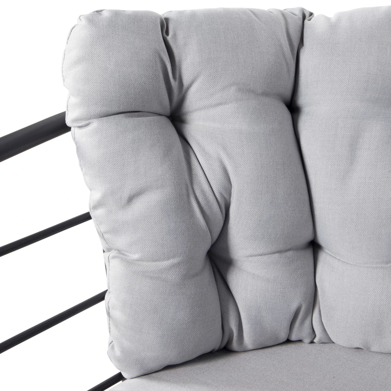 4-teilige Lounge-Gruppe 'Bella', Schwarz, Inklusive Auflagen 7 4-teilige Lounge-Gruppe 'Bella', Schwarz, Inklusive Auflagen – Bild 7