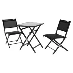 Doppler Alu-Balkonset 'Expert', 3-tlg., Anthrazit -Günstiges Gartenambiente Geschäft 3910302641 Alu Balkonset Expert 3tlg 4 102429