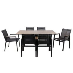 Stapelsessel, Schwarz, Ca. 86 X 66 X 56 Cm 8 Stapelsessel, Schwarz, Ca. 86 X 66 X 56 Cm -Günstiges Gartenambiente Geschäft 3910302656 Alu Sessel schwarz Textilen schwarz 4 102328