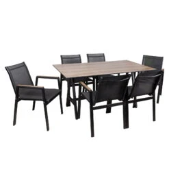 Stapelsessel, Schwarz, Ca. 86 X 66 X 56 Cm 9 Stapelsessel, Schwarz, Ca. 86 X 66 X 56 Cm -Günstiges Gartenambiente Geschäft 3910302656 Alu Sessel schwarz Textilen schwarz 5 102329