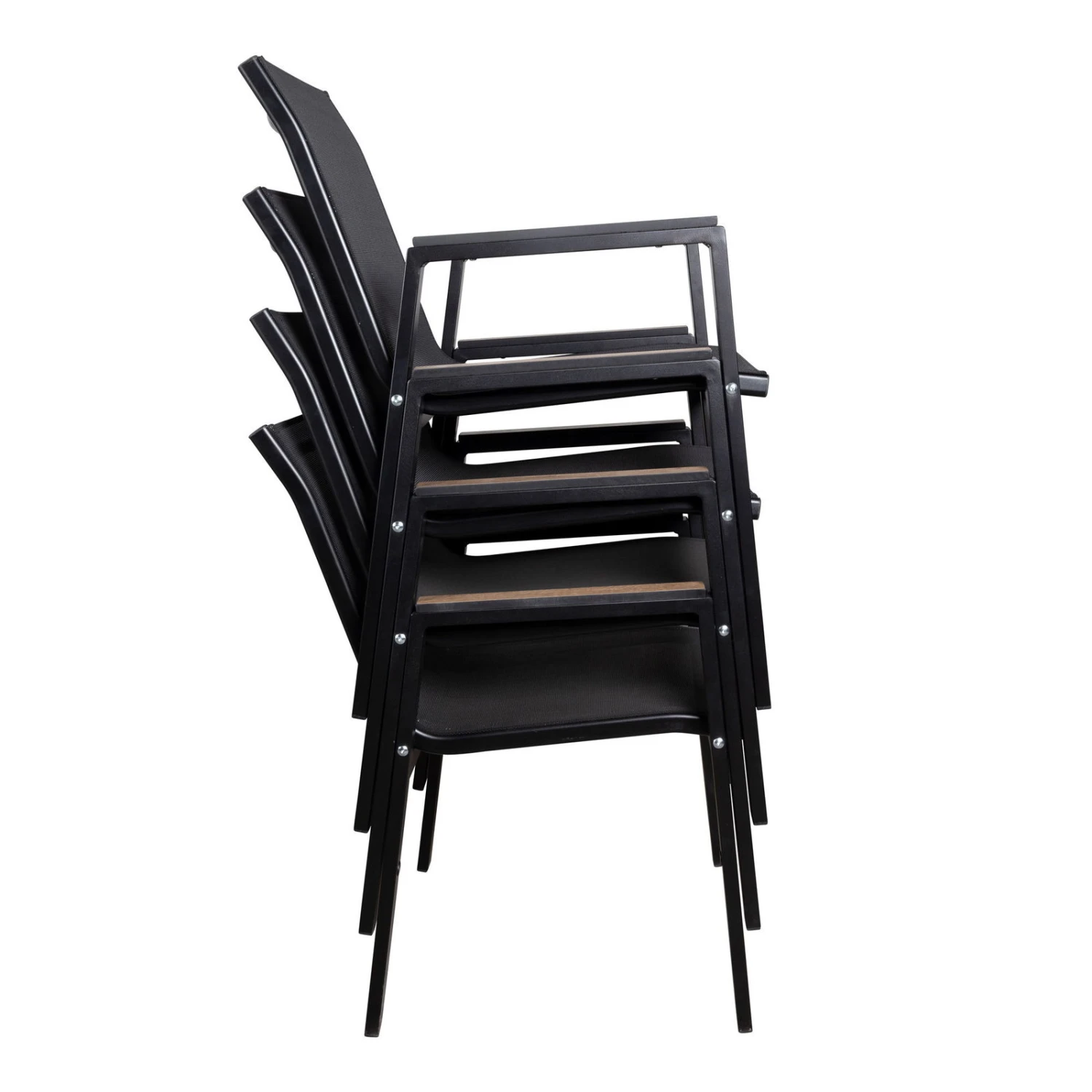 Stapelsessel, Schwarz, Ca. 86 X 66 X 56 Cm 5 Stapelsessel, Schwarz, Ca. 86 X 66 X 56 Cm – Bild 5