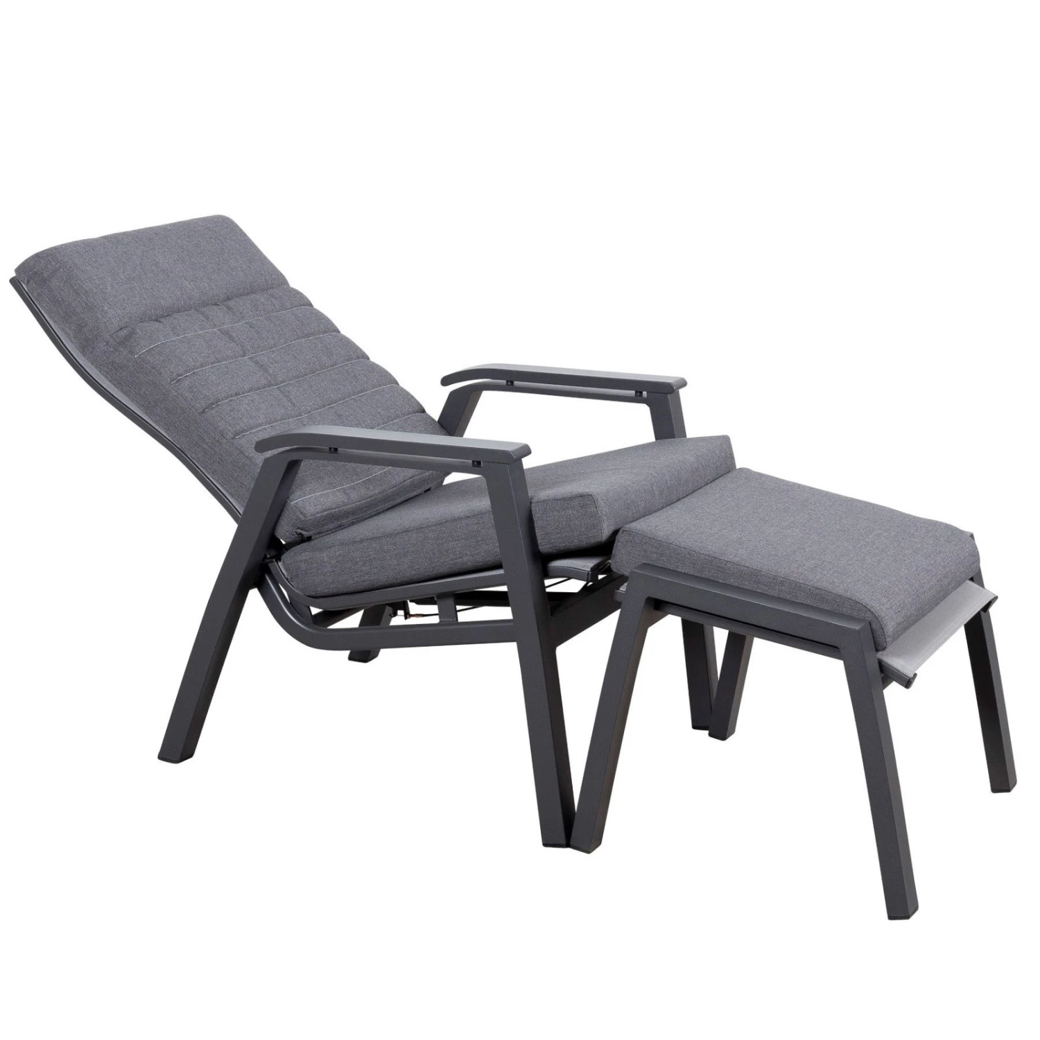 Loungesessel 'Paris', Grau/schwarz 5 Loungesessel 'Paris', Grau/schwarz – Bild 5