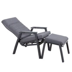 Loungesessel 'Paris', Grau/schwarz 22 Loungesessel 'Paris', Grau/schwarz -Günstiges Gartenambiente Geschäft 3910302694 Loungesessel Paris inkl Auflage 12 118551