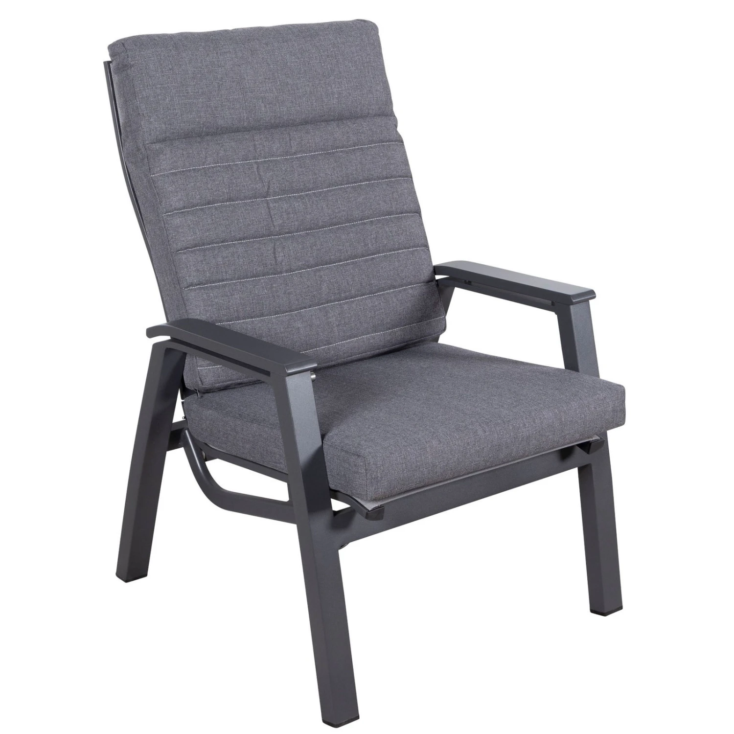 Loungesessel 'Paris', Grau/schwarz 1 Loungesessel 'Paris', Grau/schwarz