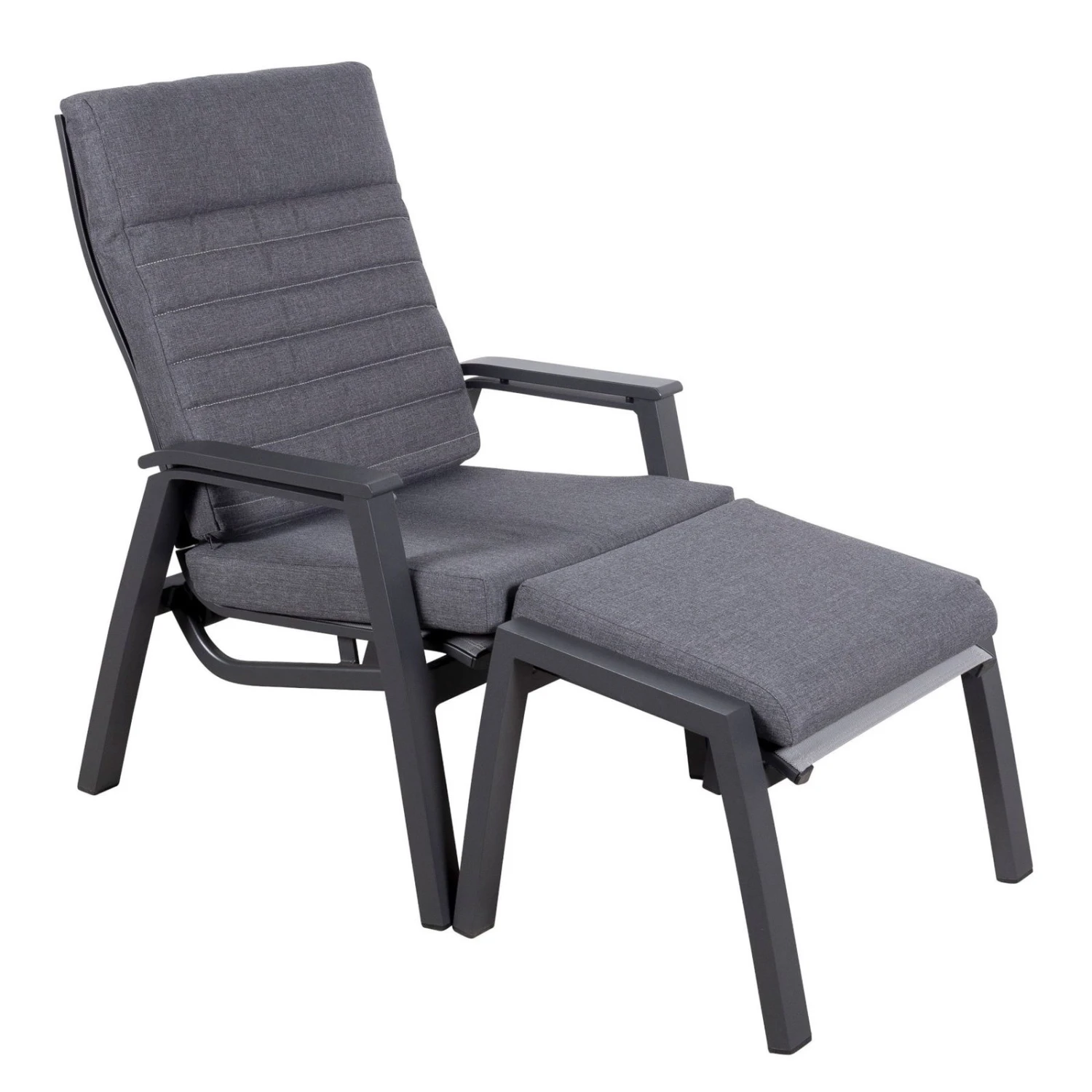 Loungesessel 'Paris', Grau/schwarz 8 Loungesessel 'Paris', Grau/schwarz – Bild 8