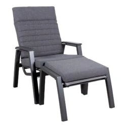 Loungesessel 'Paris', Grau/schwarz 25 Loungesessel 'Paris', Grau/schwarz -Günstiges Gartenambiente Geschäft 3910302694 Loungesessel Paris inkl Auflage 9 118554