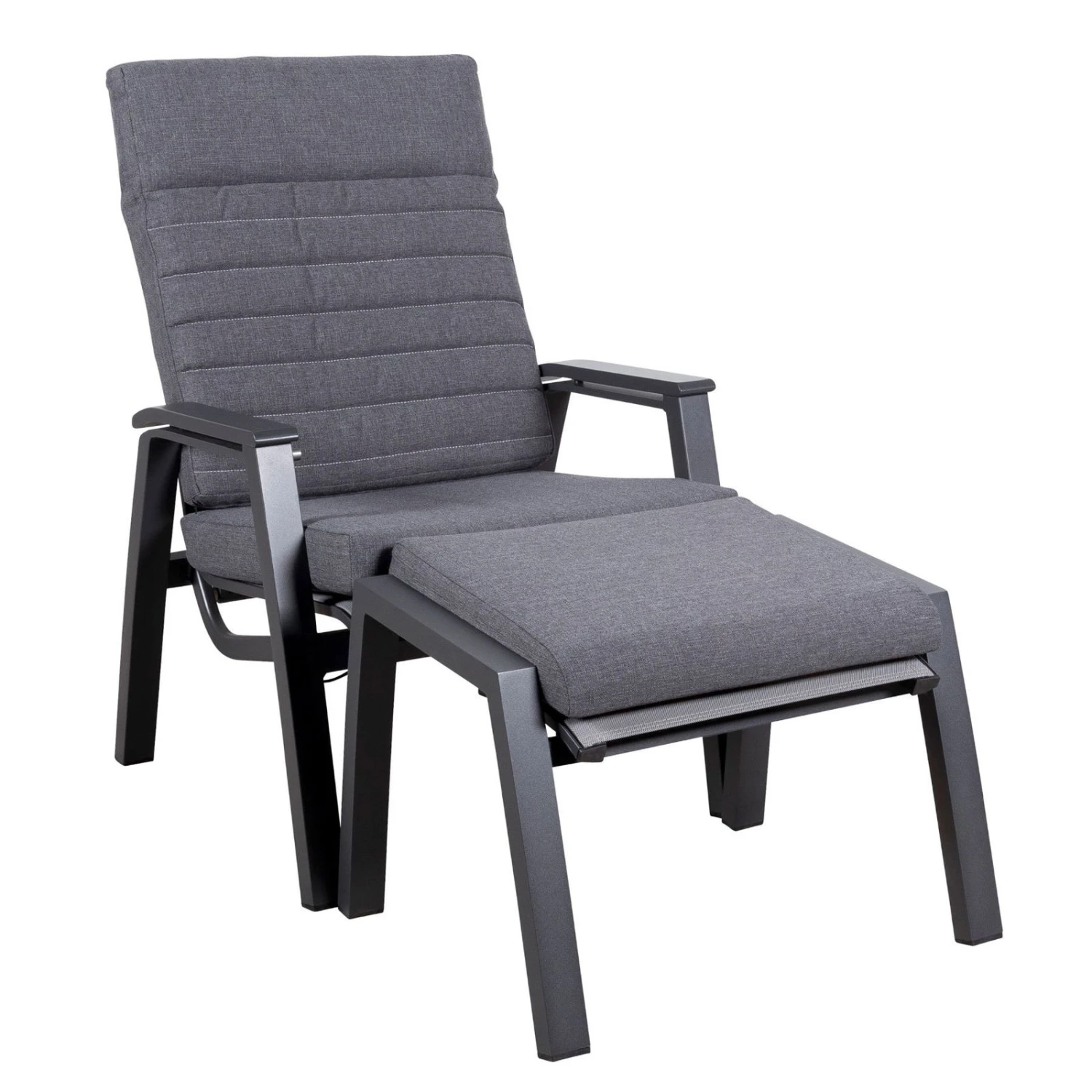 Loungesessel 'Paris', Grau/schwarz 7 Loungesessel 'Paris', Grau/schwarz – Bild 7