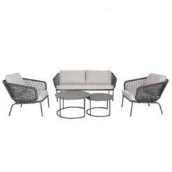 Lounge-Set 'Eagle', 5-teilig 8 Lounge-Set 'Eagle', 5-teilig -Günstiges Gartenambiente Geschäft 3910302708 Loungeset Eagle 5tlg Stahlgestell inkl Auflagenset 3 118532