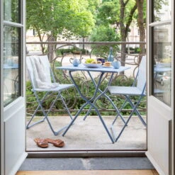 Lafuma Klappstuhl 'Chaise Balcony II', Blau, Ca. 83 X 44 X 48 Cm -Günstiges Gartenambiente Geschäft 3910302714 Klappstuhl Chaise Balcony II Batyline Ciel 10 118613