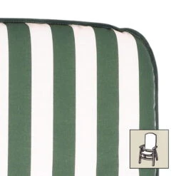 Best Hochlehnerauflage Grün/weiß, Ca. 120 X 50 X 6 Cm -Günstiges Gartenambiente Geschäft 3910407115 Hochlehnerauflage gruen weiss 120x50x6cm Dessin 4 25129