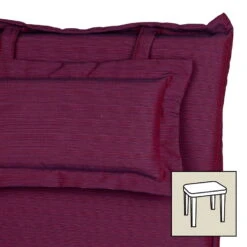 Stuhlauflage Diva 50, Ca. 39 X 39 X 3,5 Cm, Mit Füllung, Waschbar, Robust