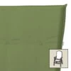 Doppler Hochlehnerauflage '8041', Grün, Ca. 119 X 48 X 6 Cm, 100 % Dralon