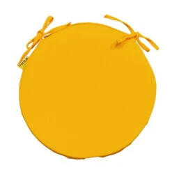 Stuhlauflage 'Yema', Orange, Ca. Ø 39 X 3,5 Cm