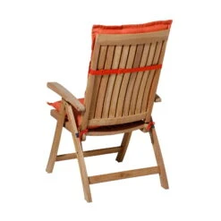 Madison Niederlehnerauflage 'Panama', Orange, Ca. 105 X 50 Cm -Günstiges Gartenambiente Geschäft 3910408958 Niederlehnerauflage Panama Flame orange 1 97444