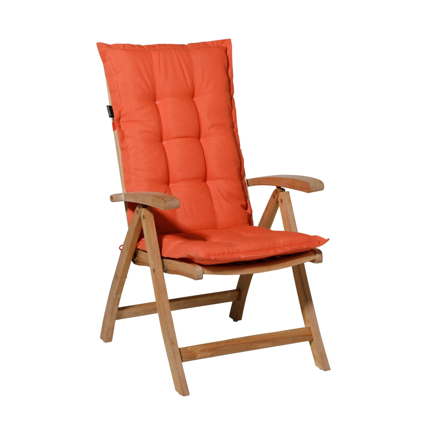 Madison Hochlehnerauflage 'Panama', Orange, Ca. 123 X 50 Cm 2 Madison Hochlehnerauflage 'Panama', Orange, Ca. 123 X 50 Cm – Bild 2