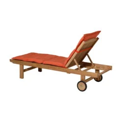 Madison Liegenauflage 'Panama', Orange, Ca. 200 X 60 Cm -Günstiges Gartenambiente Geschäft 3910408960 Liegenauflage Panama Flame orange 1 97449