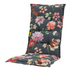 Madison Hochlehnerauflage 'Hortus', Grau, Ca. 123 X 50 Cm