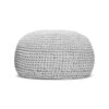 Best Pouf 'Ronda', Light Grey, Ca. 55 X 55 X 41 Cm