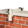 Sonnenschirmhalter Für Mauerwerk, Robust, Weiss
