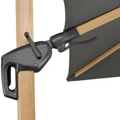 Pendelschirm 'Rhodos Twist Woody', Anthrazit, Ca. 300 X 300 Cm -Günstiges Gartenambiente Geschäft 3910502674 Pendelschirm Rhodos Twist Woody anthrazit 3 105735