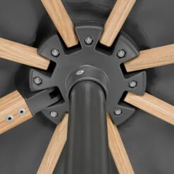 Pendelschirm 'Rhodos Twist Woody', Anthrazit, Ca. 300 X 300 Cm -Günstiges Gartenambiente Geschäft 3910502674 Pendelschirm Rhodos Twist Woody anthrazit 4 105733