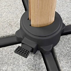 Pendelschirm 'Rhodos Twist Woody', Anthrazit, Ca. 300 X 300 Cm -Günstiges Gartenambiente Geschäft 3910502674 Pendelschirm Rhodos Twist Woody anthrazit 8 105736