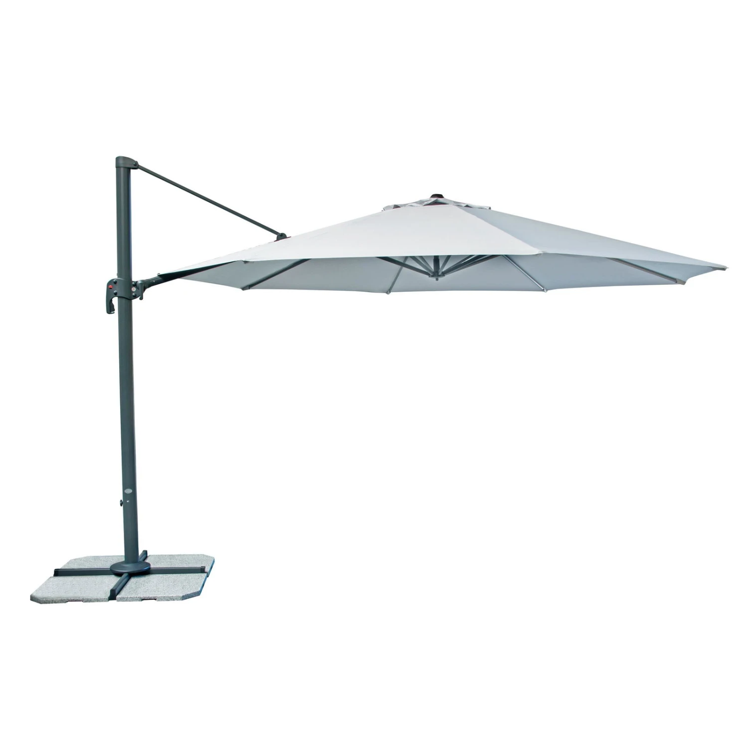 Doppler Pendelschirm 'Ravenna 400', Um 360° Drehbar, Ø 400 Cm 2 Doppler Pendelschirm 'Ravenna 400', Um 360° Drehbar, Ø 400 Cm – Bild 2