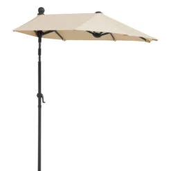 Balkonschirm Salerno Mezza, Mit Schutzhülle, Ca. 150 X 150 Cm, Natur -Günstiges Gartenambiente Geschäft 3910503029 Balkonschirm Salerno mezzo ca150x150cm natur2 71355