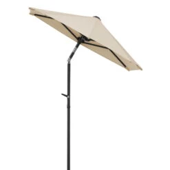 Balkonschirm Salerno Mezza, Mit Schutzhülle, Ca. 150 X 150 Cm, Natur -Günstiges Gartenambiente Geschäft 3910503029 Balkonschirm Salerno mezzo ca150x150cm natur6 71351