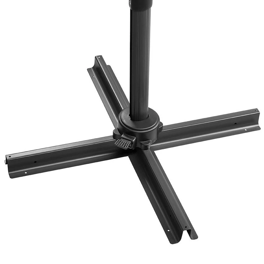 Ampelschirm Rhodos Eco TWIST, Silbergrau, Ca. Ø 300 Cm 3 Ampelschirm Rhodos Eco TWIST, Silbergrau, Ca. Ø 300 Cm – Bild 3