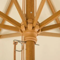 Mittelstockschirm 'Malaga', Ø Ca. 300 Cm, Natur -Günstiges Gartenambiente Geschäft 3910503156 Sonnenschirm Malaga natur 3 90499