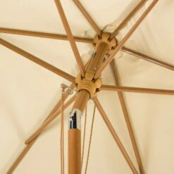 Mittelstockschirm 'Malaga', Ca. 300 X 200 Cm, Natur -Günstiges Gartenambiente Geschäft 3910503158 Sonnenschirm Malaga natur 3 90508