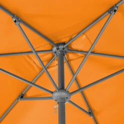 Mittelstockschirm 'Tunis', Ca. 270 X 150 Cm -Günstiges Gartenambiente Geschäft 3910503163 Sonnenschirm Tunis mandarine 3 90554