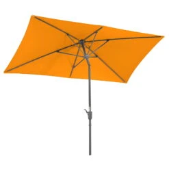 Mittelstockschirm 'Tunis', Ca. 270 X 150 Cm -Günstiges Gartenambiente Geschäft 3910503163 Sonnenschirm Tunis mandarine 8 90549
