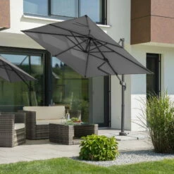 Pendelschirm 'Rhodos Junior', Ca 230 X 230 Cm