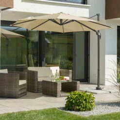 Sonnenschirm 'Rhodos Junior', Ø 300 Cm, Natur 20 Sonnenschirm 'Rhodos Junior', Ø 300 Cm, Natur -Günstiges Gartenambiente Geschäft 3910503188 Sonnenschirm Rhodos Junior natur 5 92011