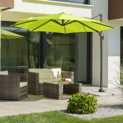 Schneider Sonnenschirm 'Rhodos Junior', Ø 300 Cm -Günstiges Gartenambiente Geschäft 3910503190 Sonnenschirm Rhodos Junior apfelgruen 5 92031