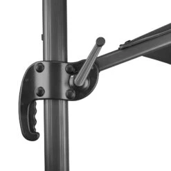 Schneider Sonnenschirm 'Rhodos Blacklight', Mit LEDs, Anthrazit, Ø 300 Cm -Günstiges Gartenambiente Geschäft 3910503203 Sonnenschirm Rhodos Blacklight anthrazit 3 91563