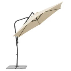 Pendelschirm 'Genua', Ø Ca. 300 Cm, Natur -Günstiges Gartenambiente Geschäft 3910503207 Ampelschirm Genua natur 8 90681