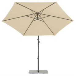 Pendelschirm 'Genua', Ø Ca. 300 Cm, Natur -Günstiges Gartenambiente Geschäft 3910503207 Ampelschirm Genua natur 9 90682