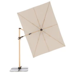 Pendelschirm 'Alu-Wood Ultra AX', Ca. 300 X 220 Cm, Natur 18 Pendelschirm 'Alu-Wood Ultra AX', Ca. 300 X 220 Cm, Natur -Günstiges Gartenambiente Geschäft 3910503247 Pendelschirm Alu Wood Ultra AX 10 99022